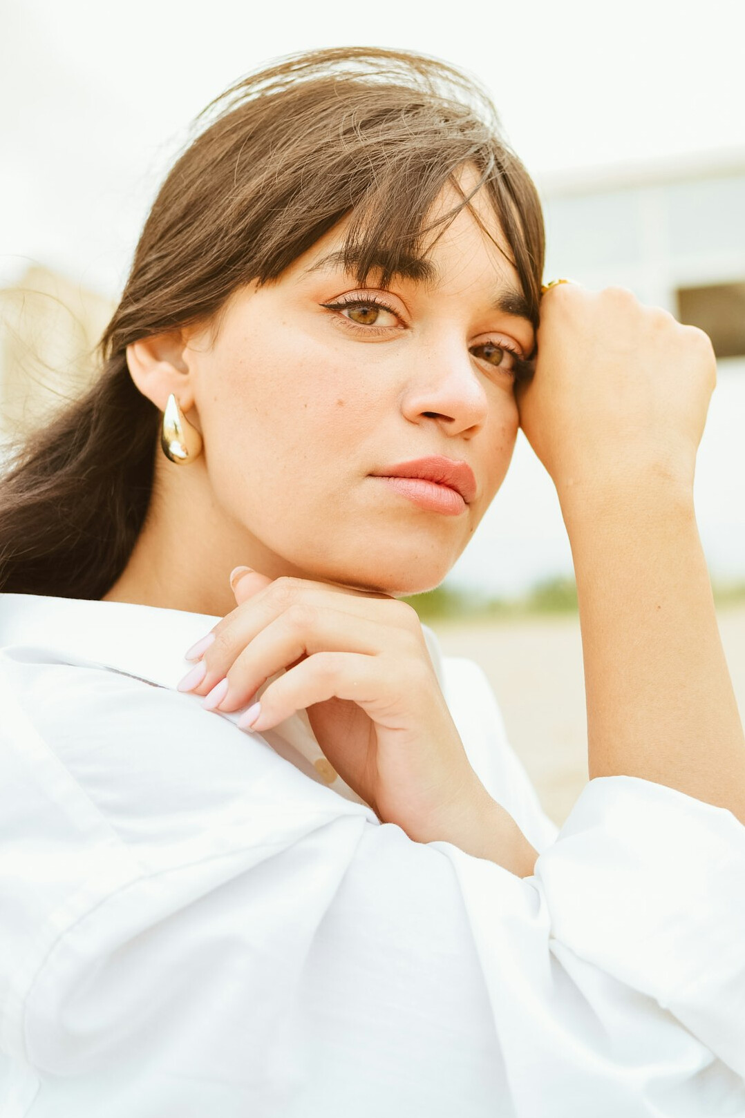 Portuguese woman in her thirties, professional portrait